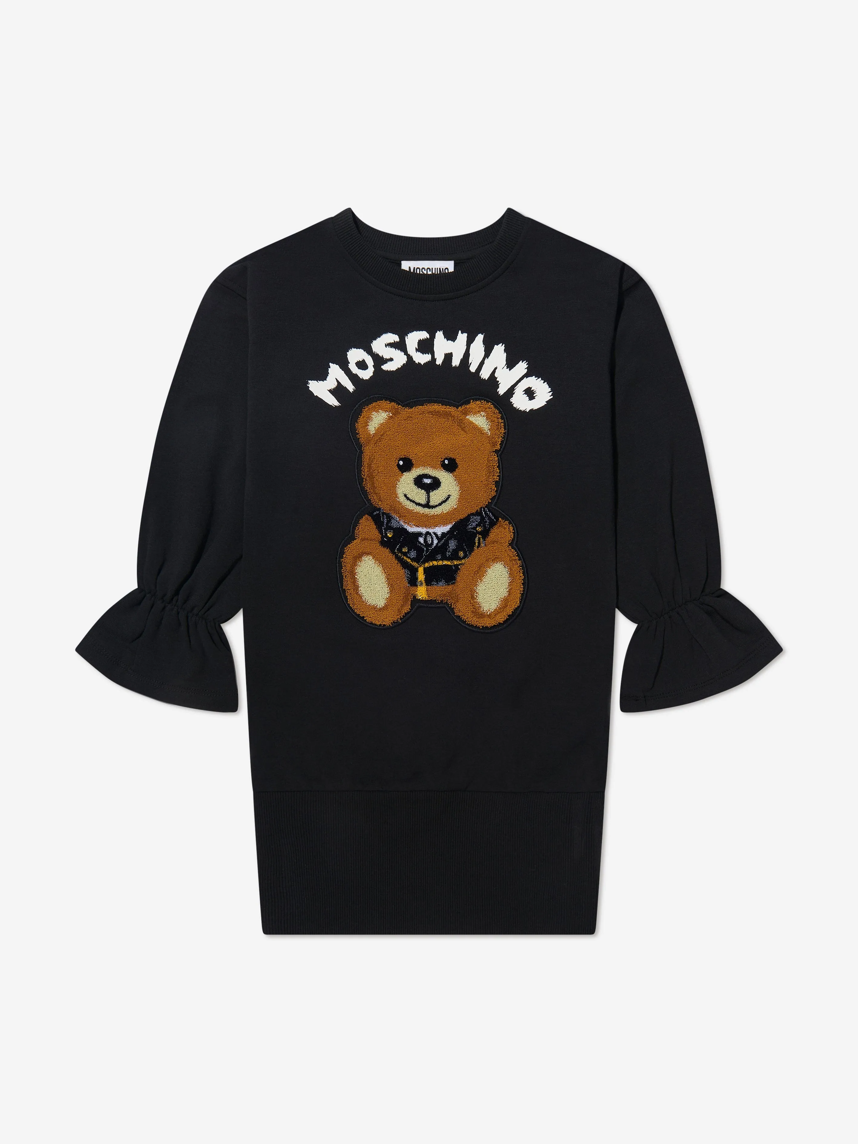 Moschino Girls Teddy Bear Logo Dress