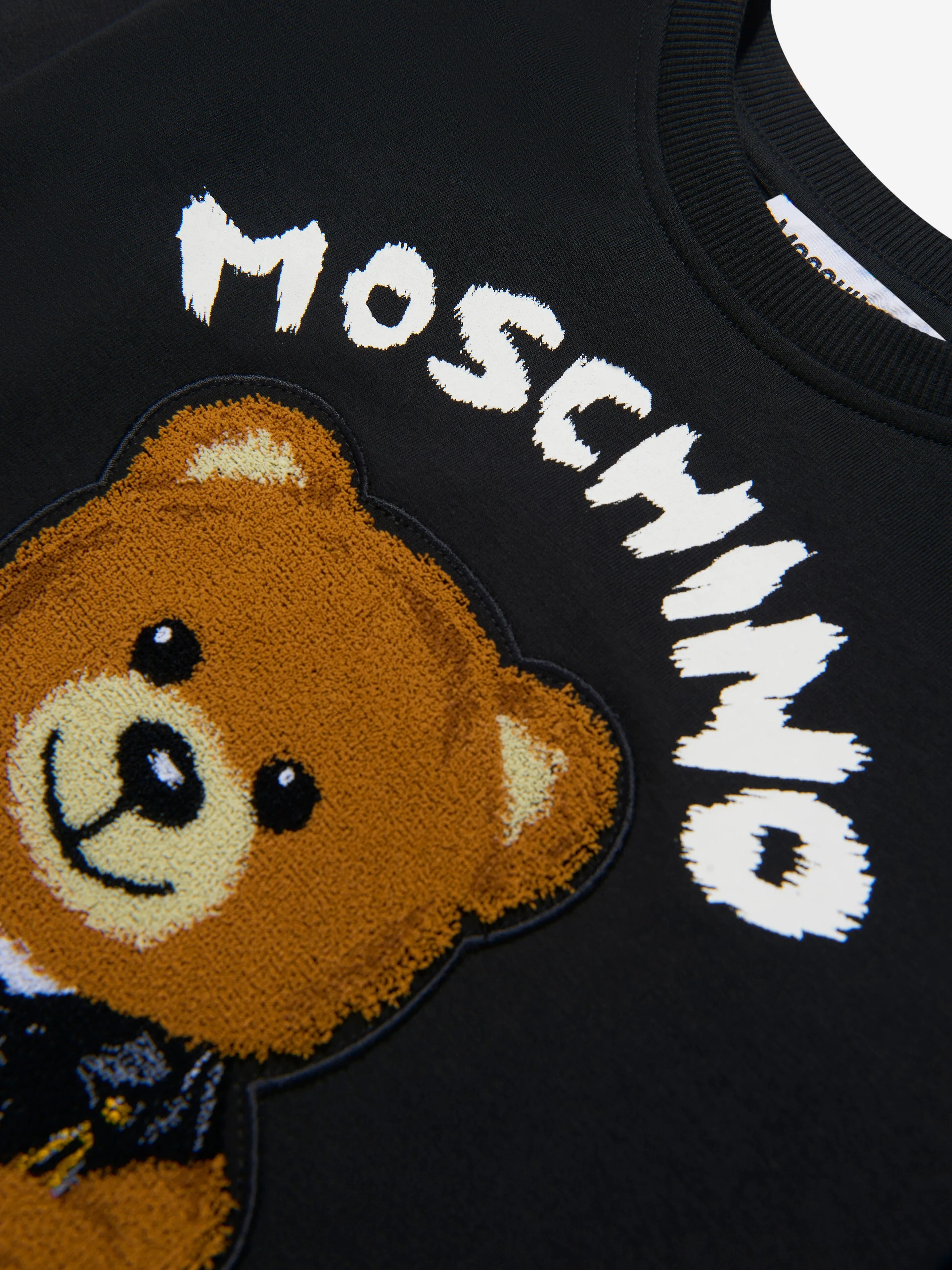 Moschino Girls Teddy Bear Logo Dress