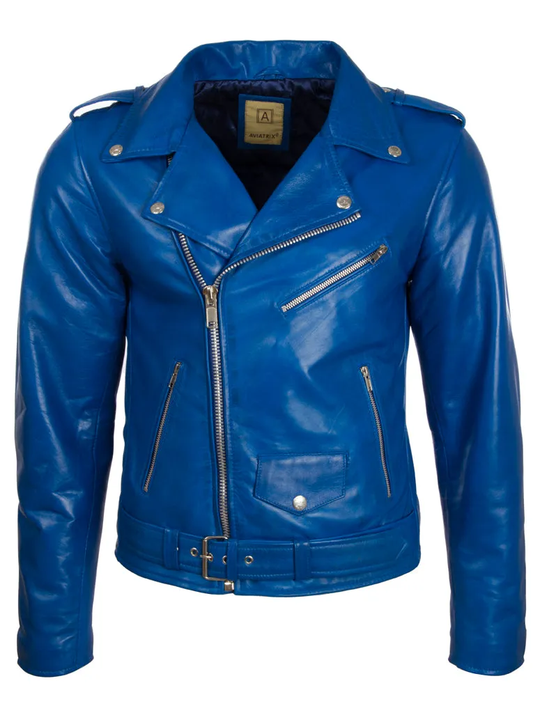 N2KG Men's Jacket - Electric Blue