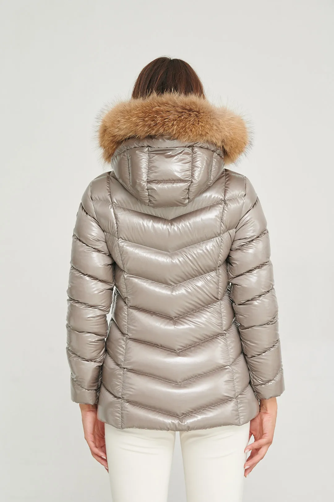 Navara Women Puffer Jacket SILVER