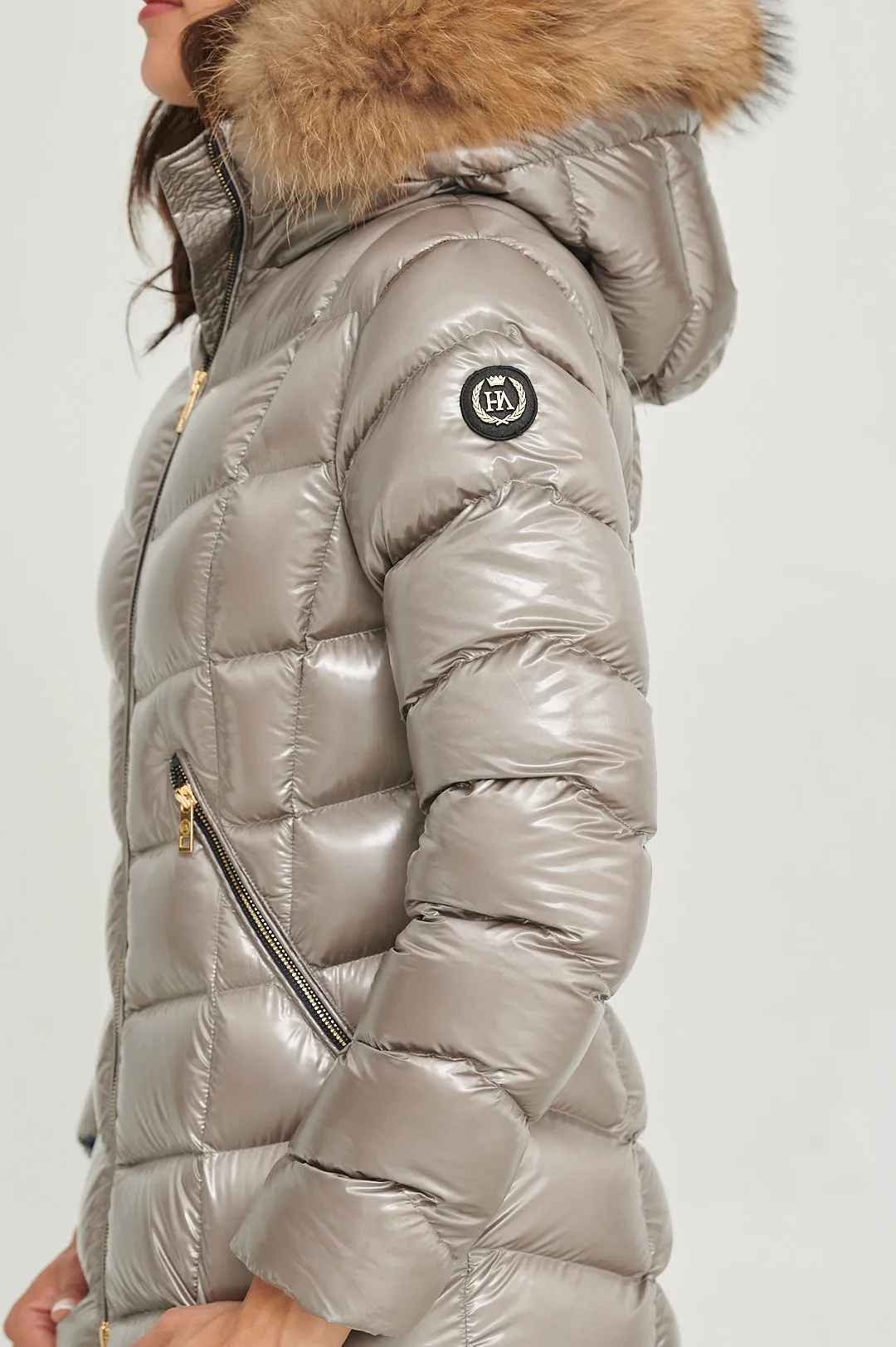 Navara Women Puffer Jacket SILVER