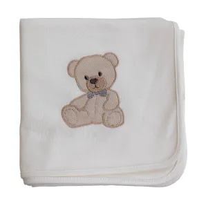 New In Baby Gi Sweet Teddy Ivory Blanket