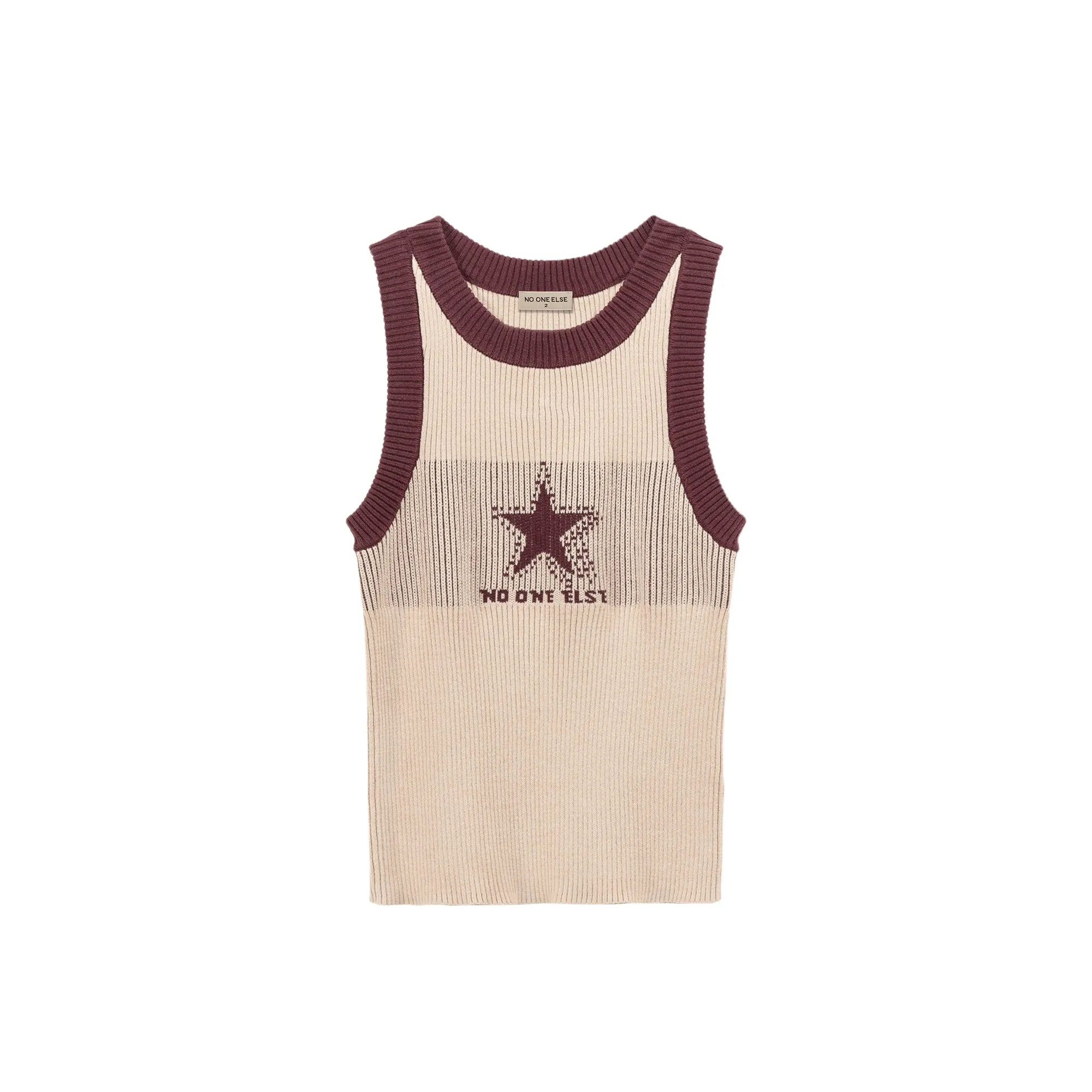 Noe Star Knit Sleeveless Top