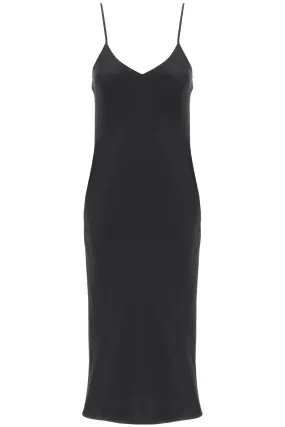 Norma Kamali Midi Crpe Slip Dress