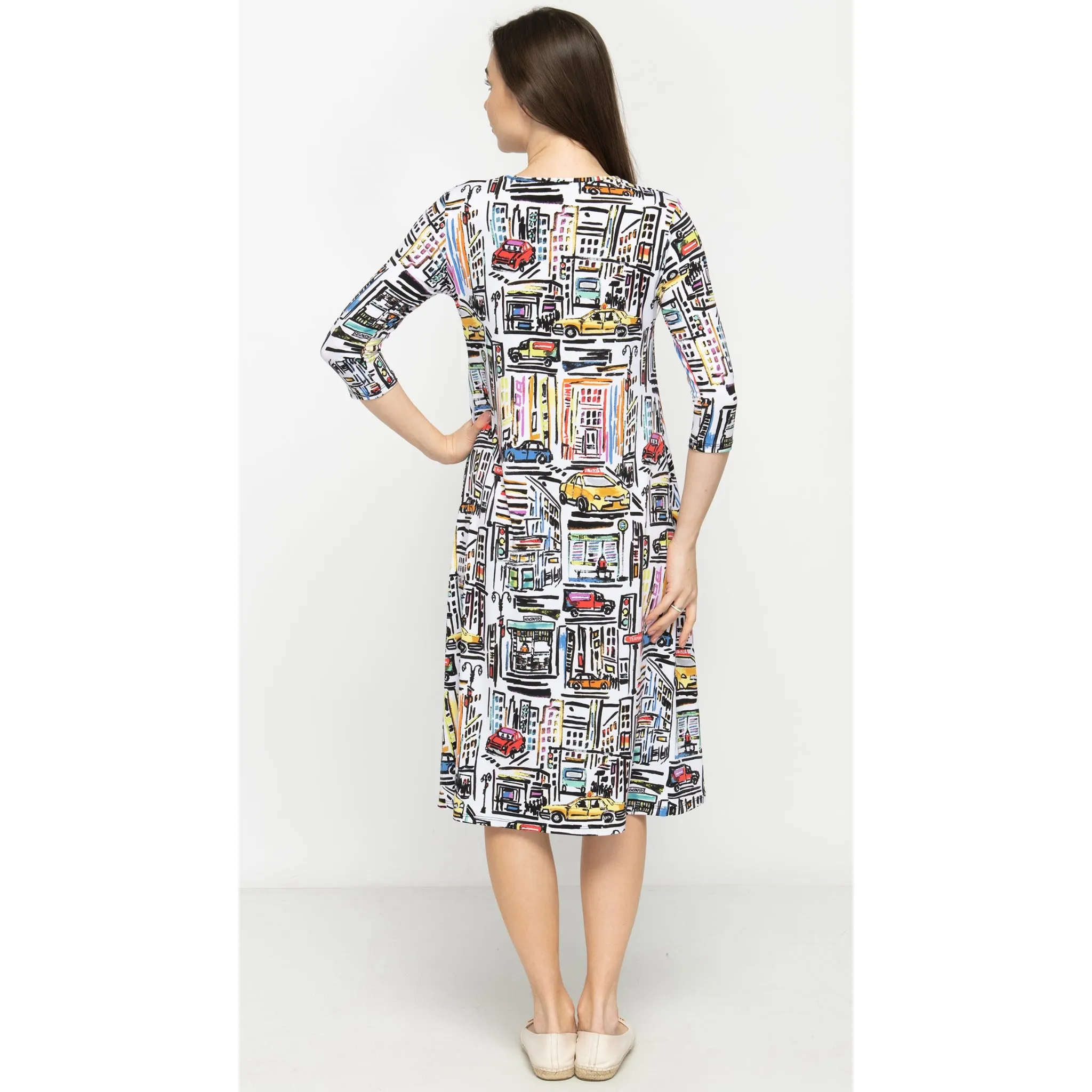 NYC Landscape Penny Dress