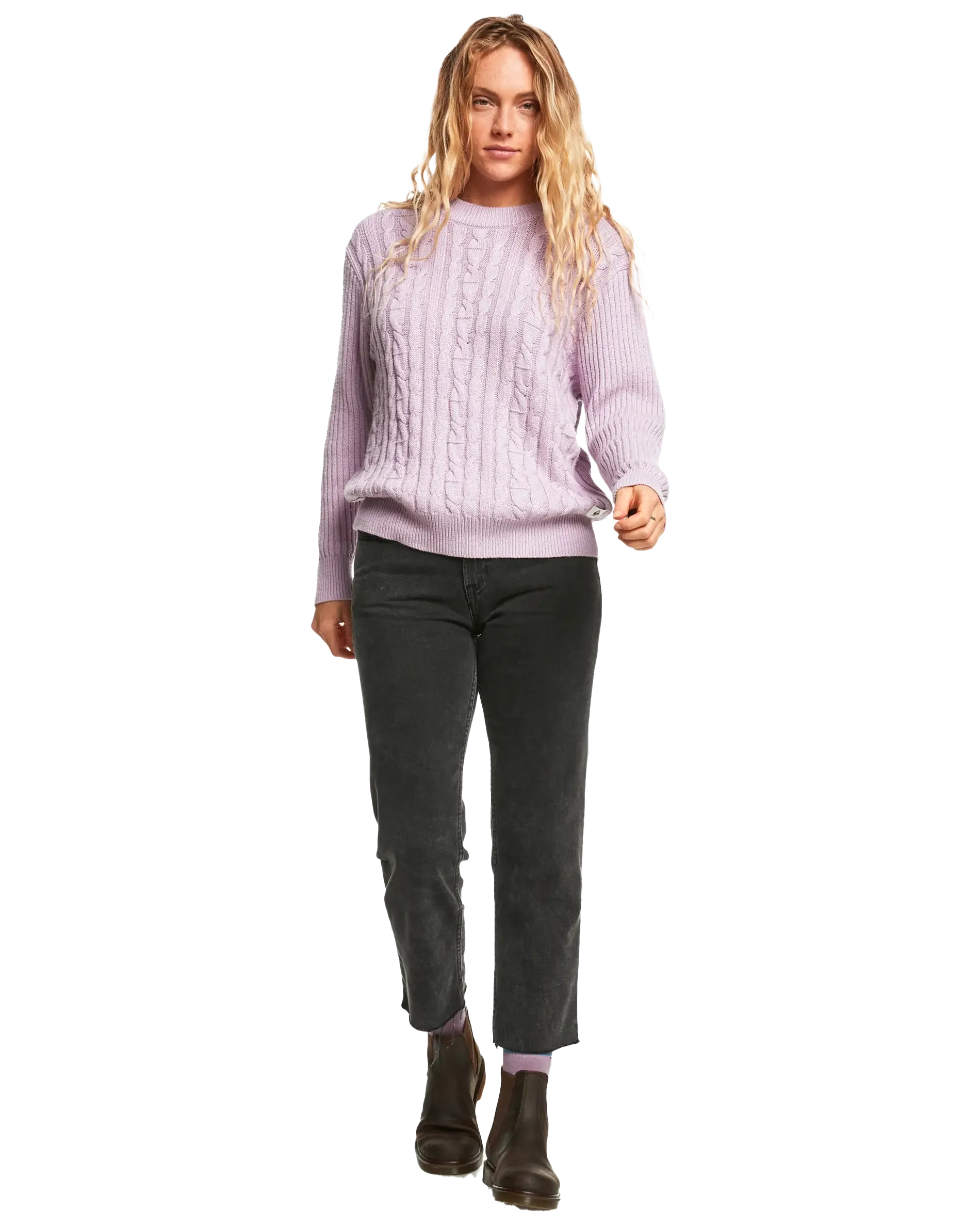 Ocean Breeze Jumper in Fair Orchid