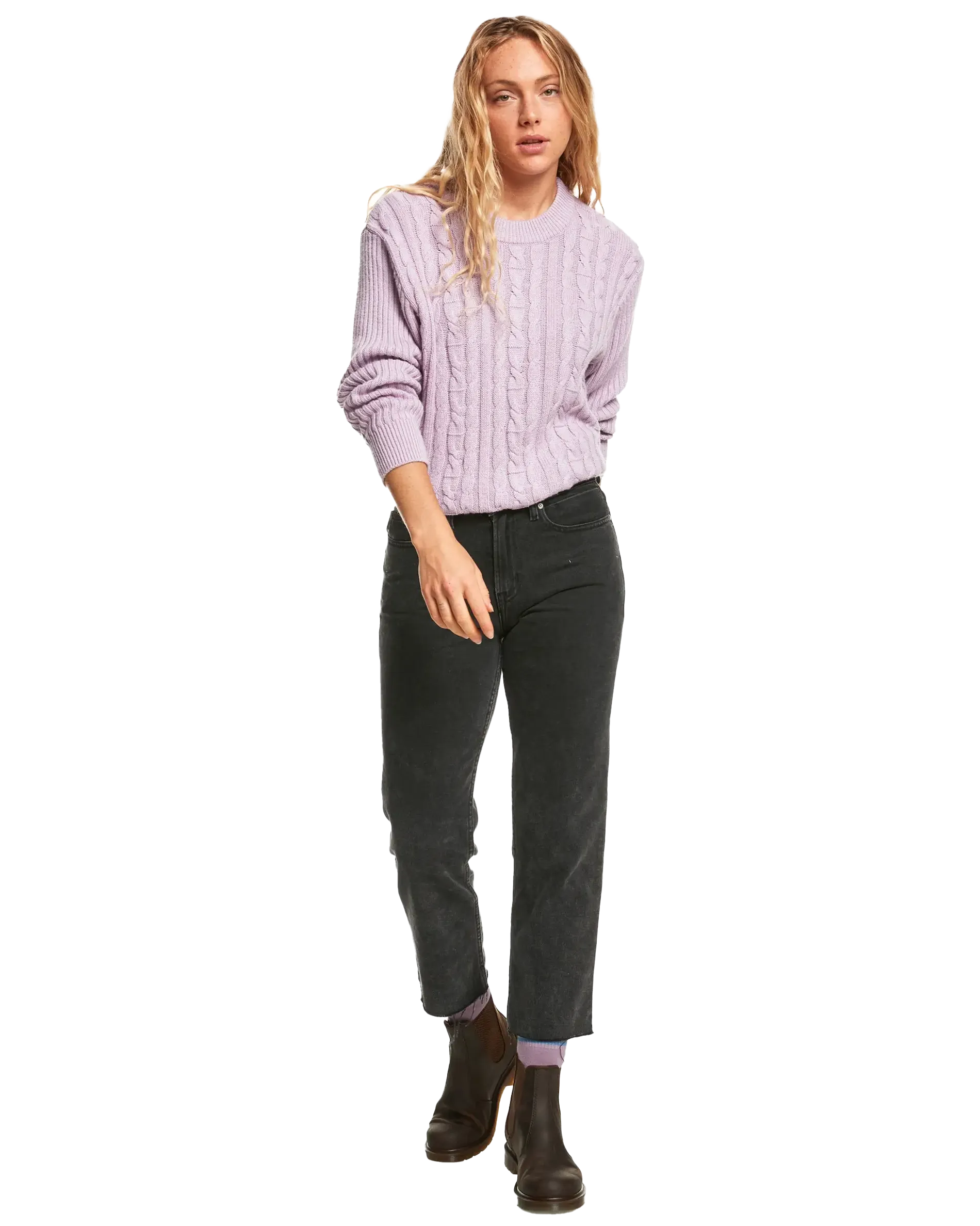 Ocean Breeze Jumper in Fair Orchid