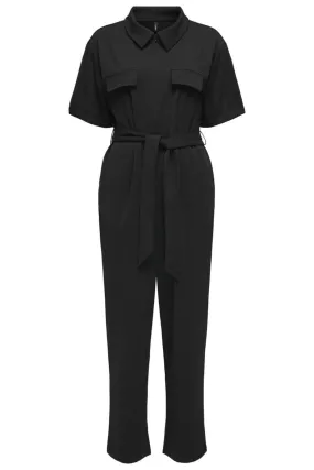 Only - Onlhenna Life S/S Jumpsuit - 4598905 Black