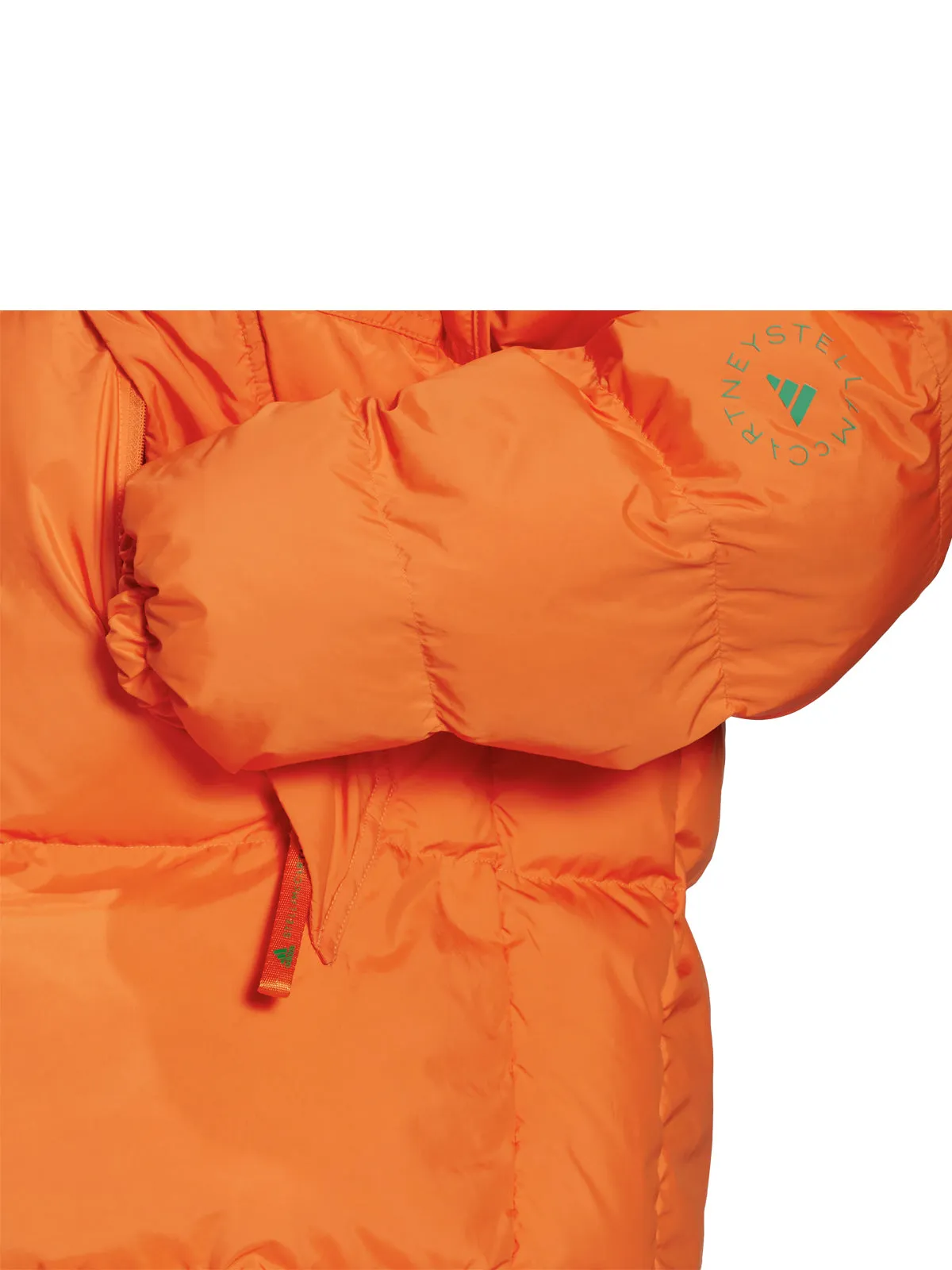 Orange Pull On Puffer Jacket