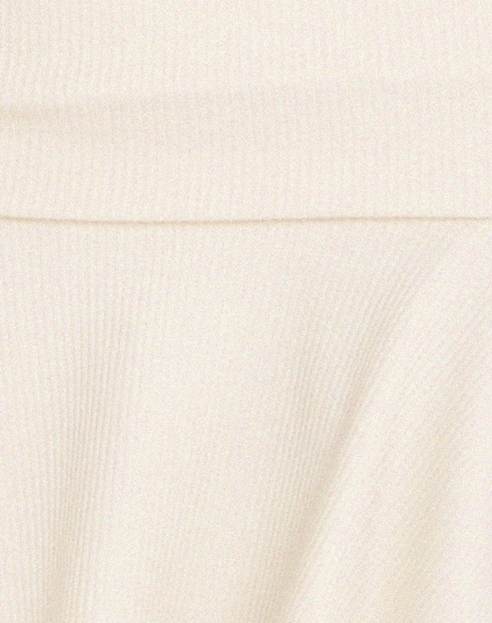 Orla Micro Mini Rib Skirt in Ivory