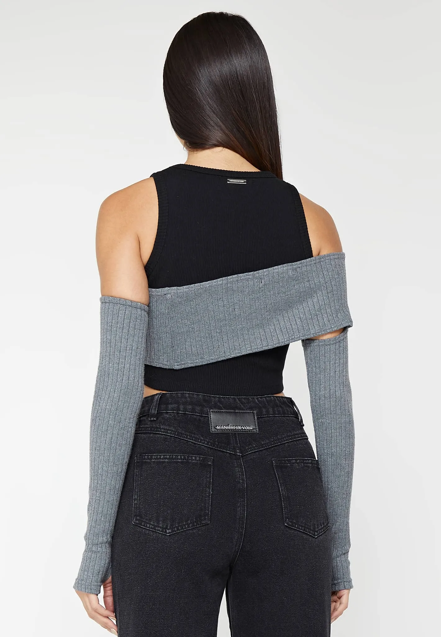 Overlay Knit Crop