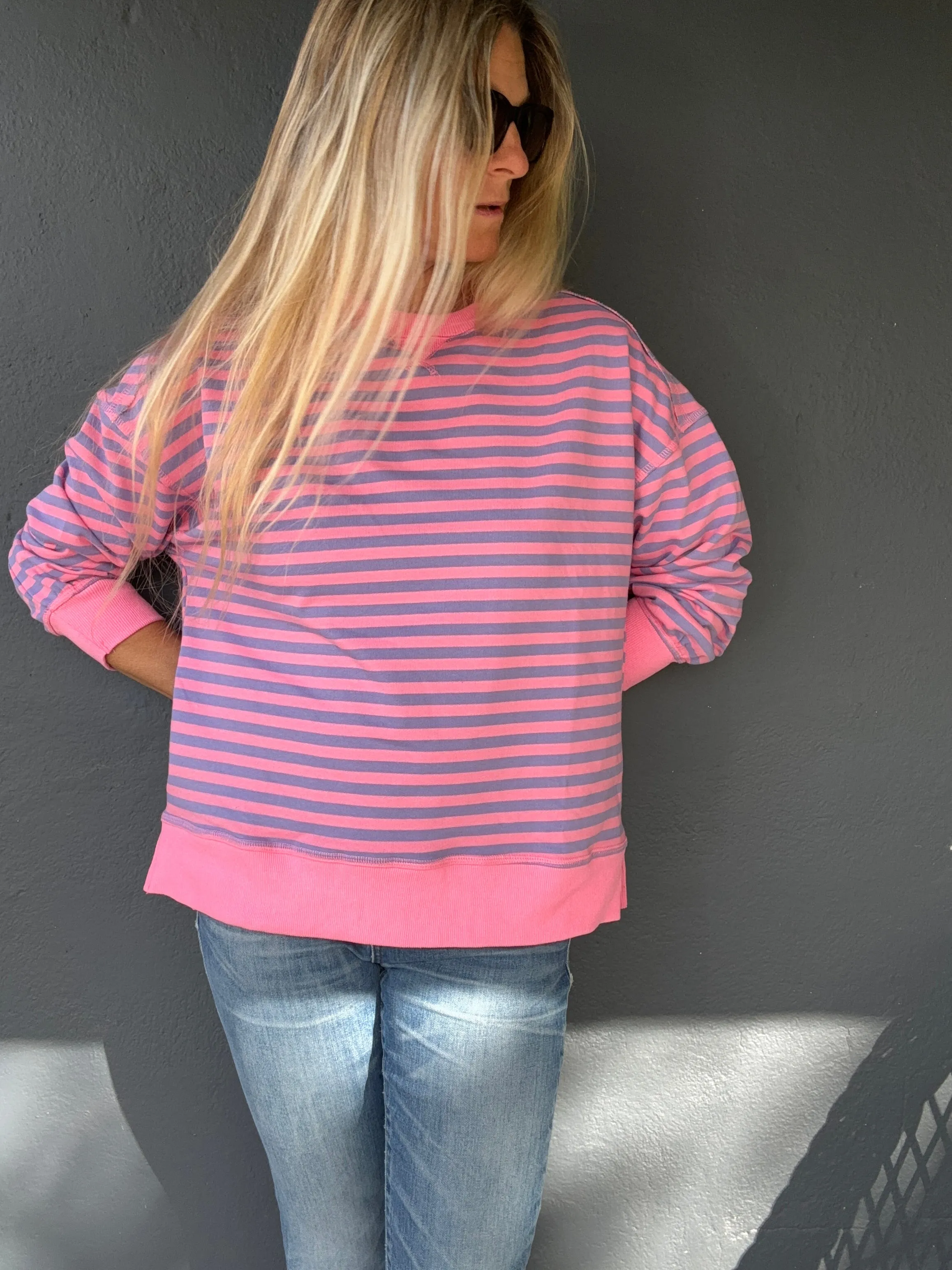 Overtime knit long sleeve top