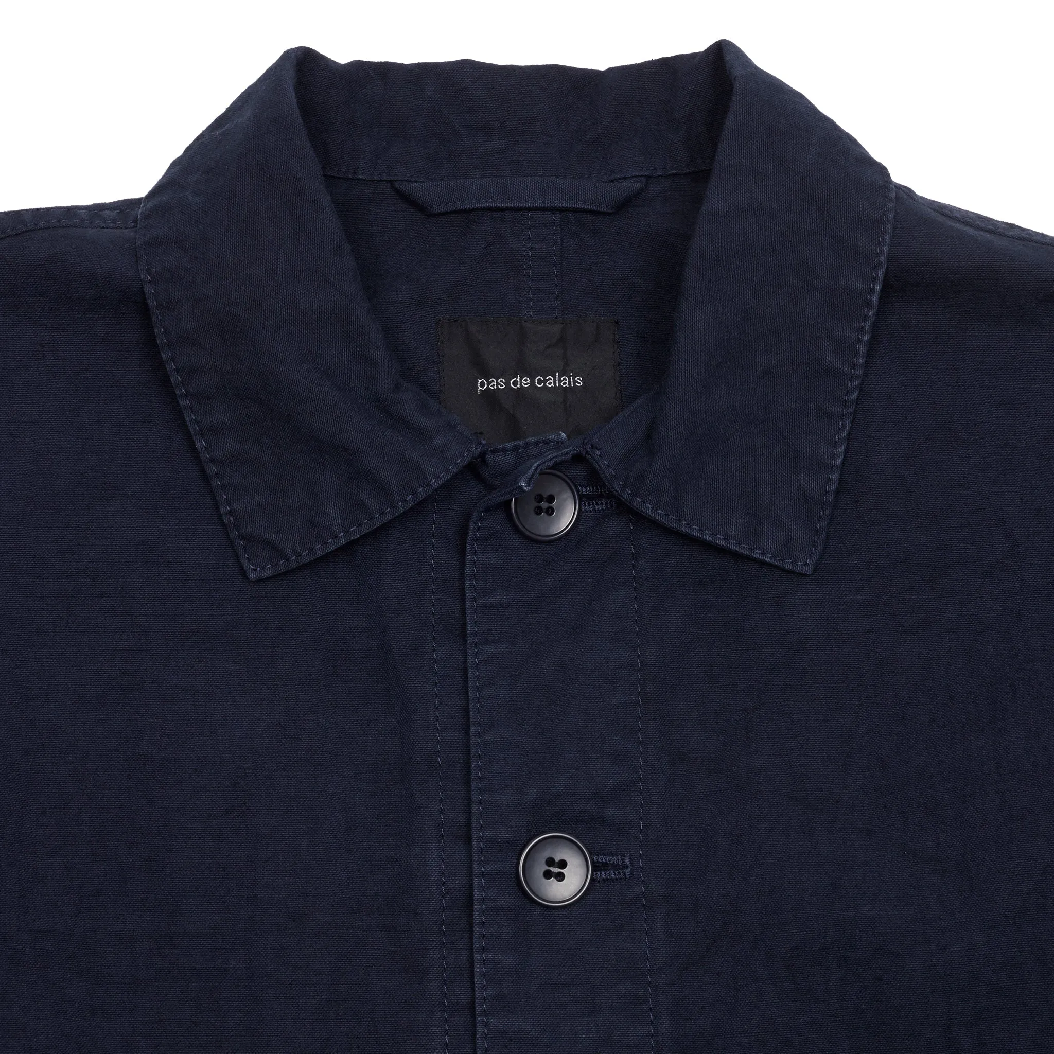 Pas de Calais Cotton Linen Jacket in Navy