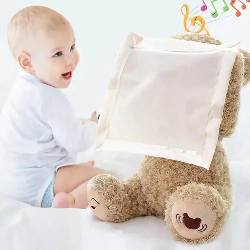 Peek A Boo Bear with Blanket Interactive Plush Teddy