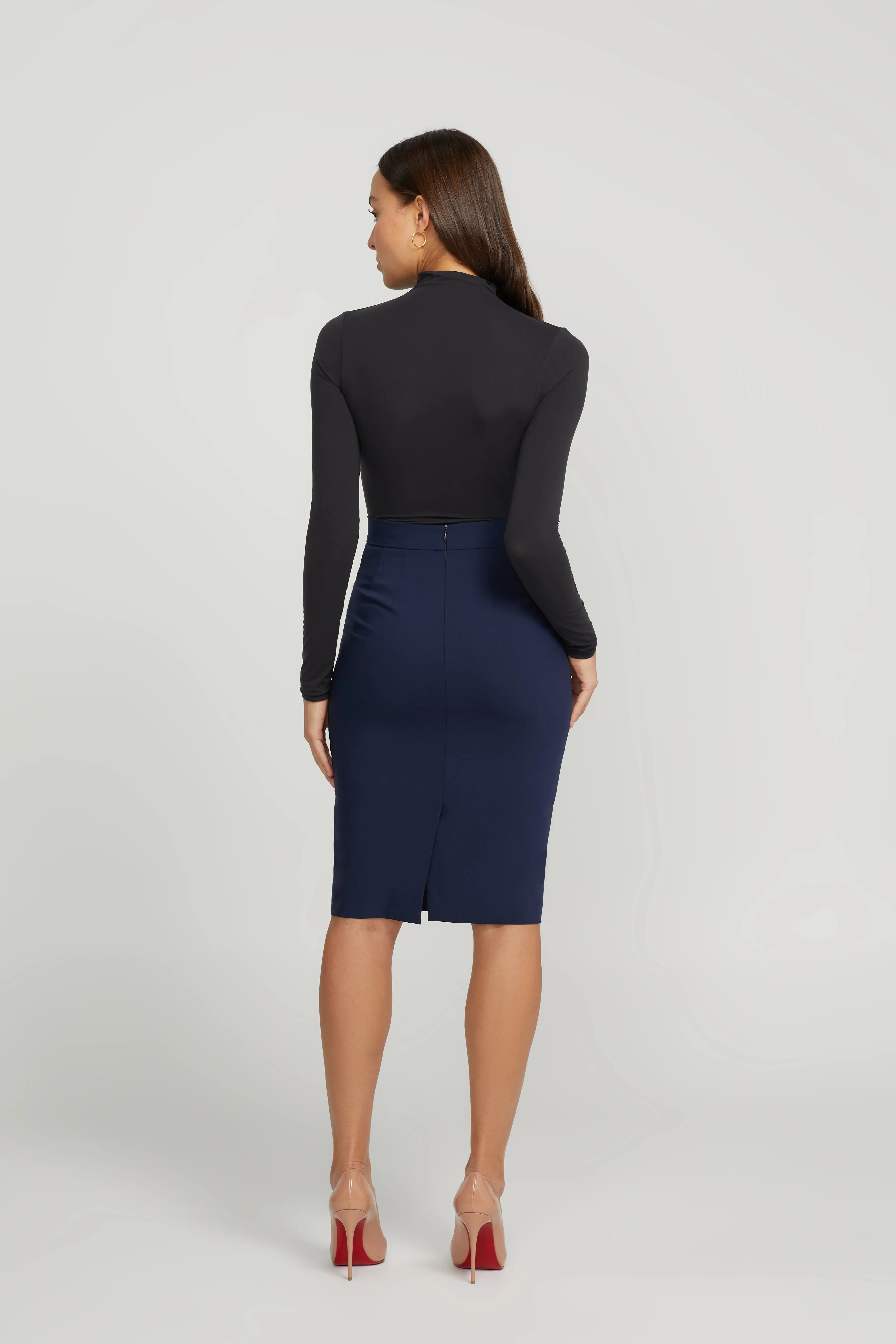 PENCIL SKIRT NAVY