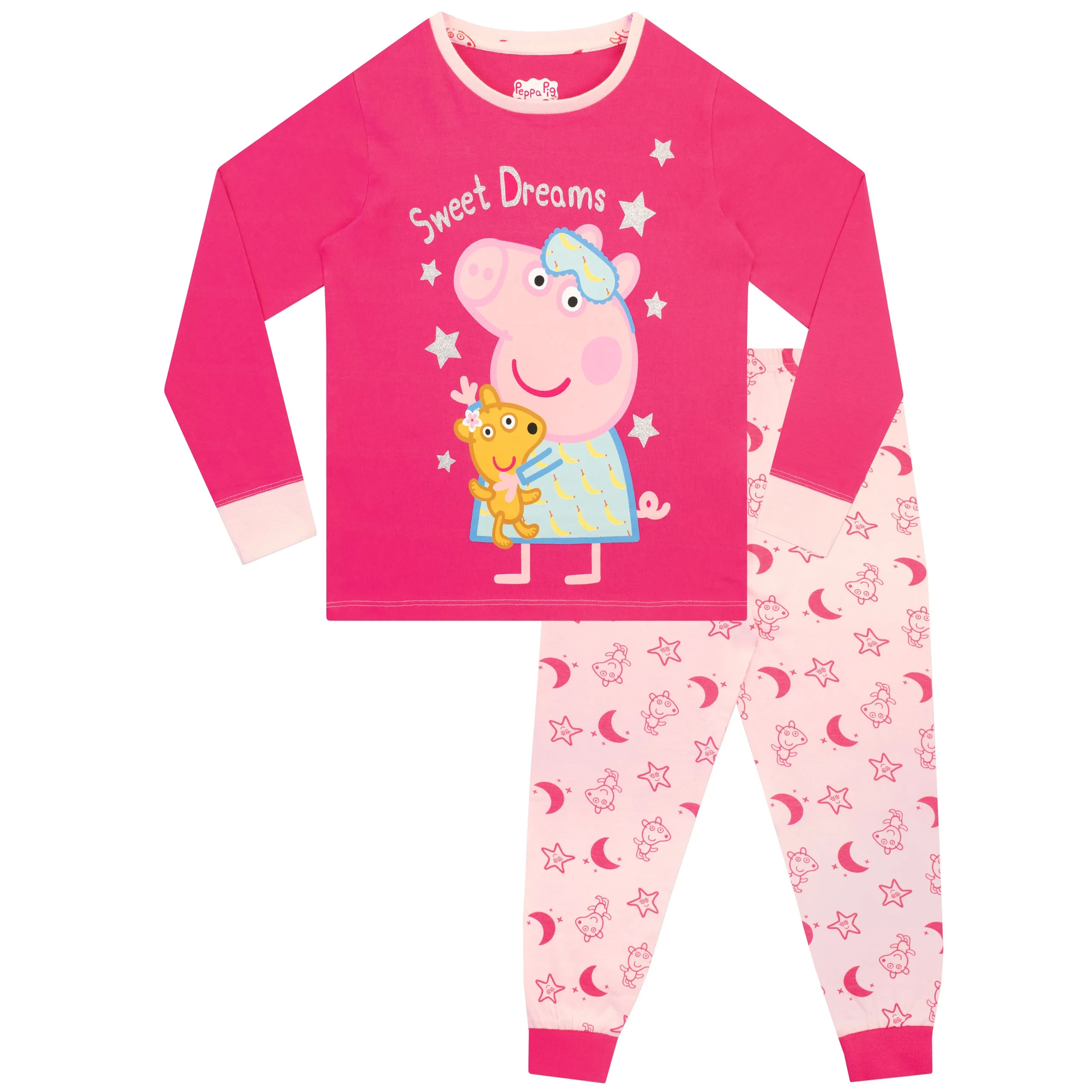 Peppa Pig Pyjamas - Peppa & Teddy