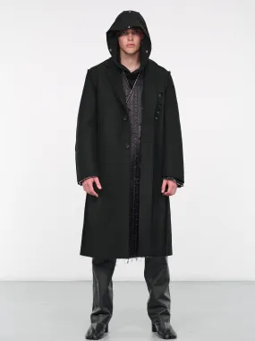 Perforated Coat (C001-BLACK)