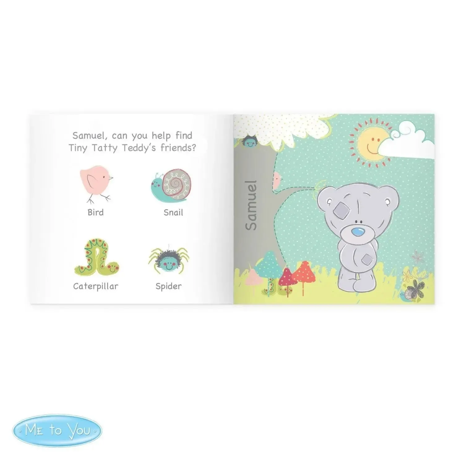 Personalised Tiny Tatty Teddy Learning Adventure Book