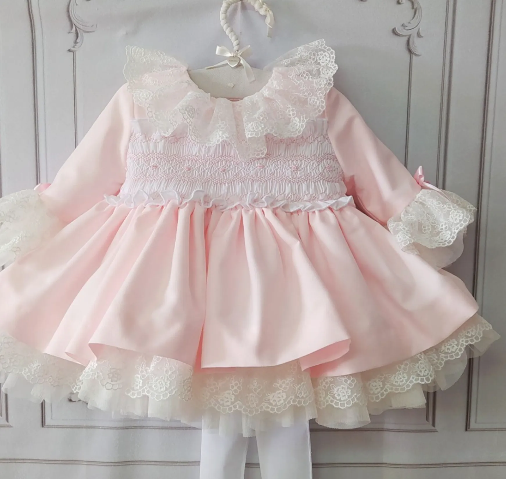 Pink Hand Smocked Dress