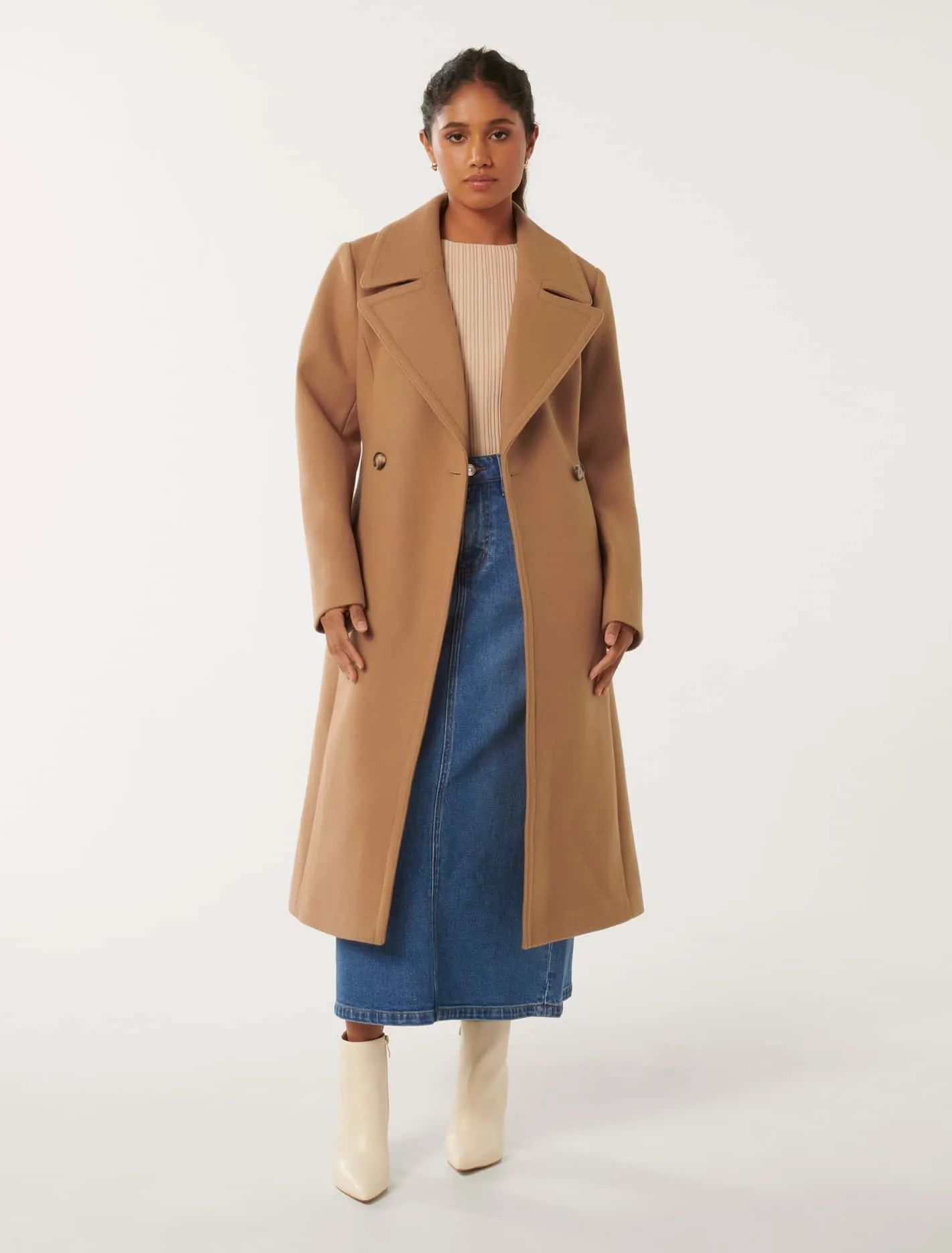 Polly Petite Wrap Coat