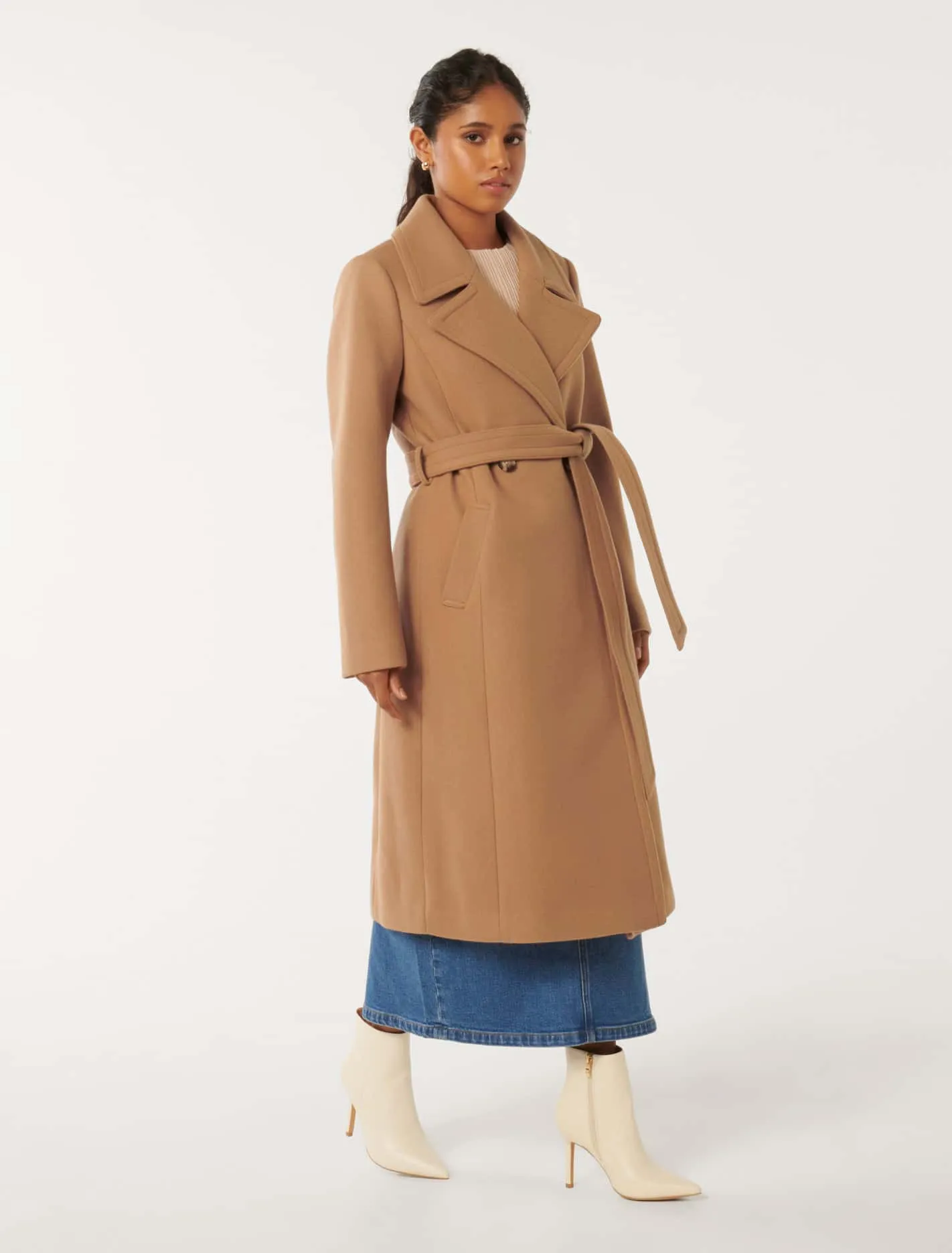 Polly Petite Wrap Coat