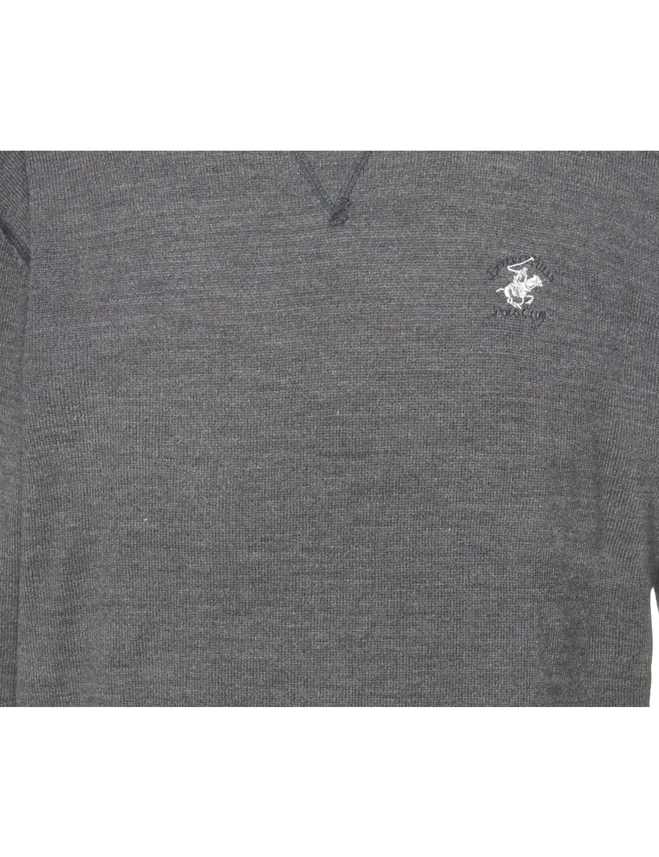 Polo Club Dark Grey Jumper - L