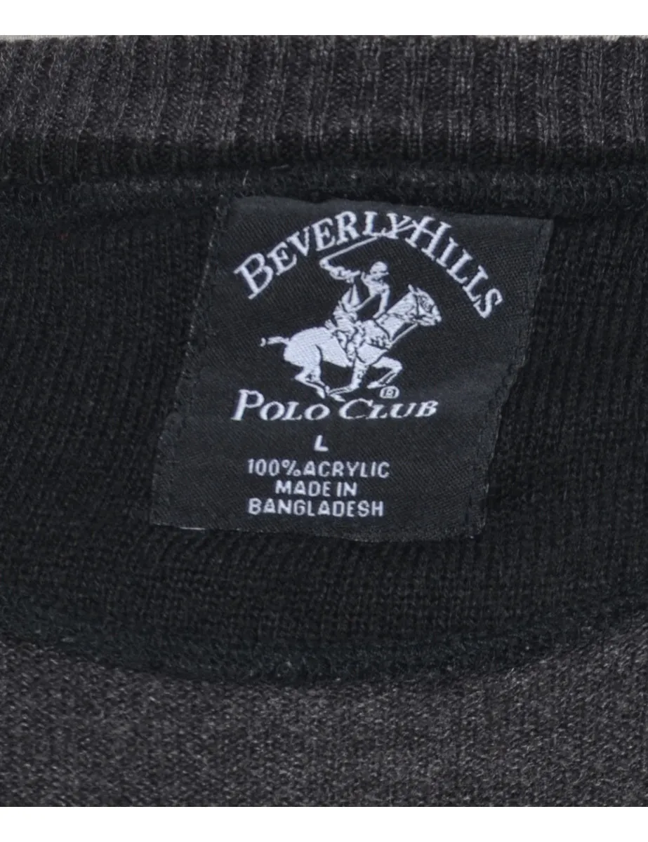 Polo Club Dark Grey Jumper - L