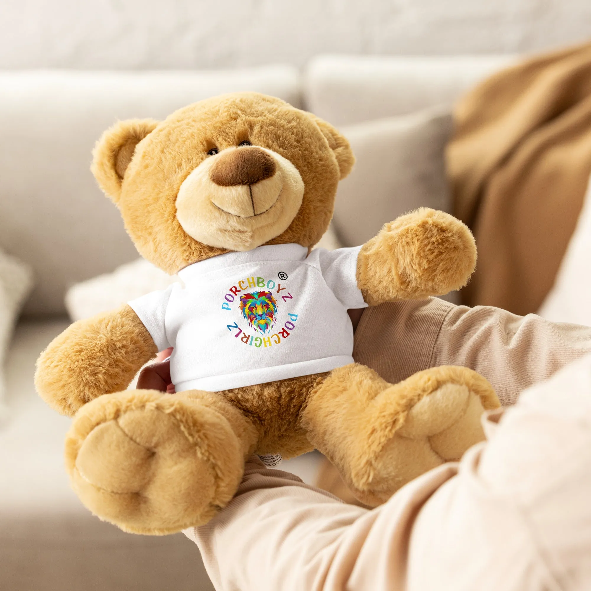 Porchboyz Porchgirlz Trademark Teddy bear with a t-shirt