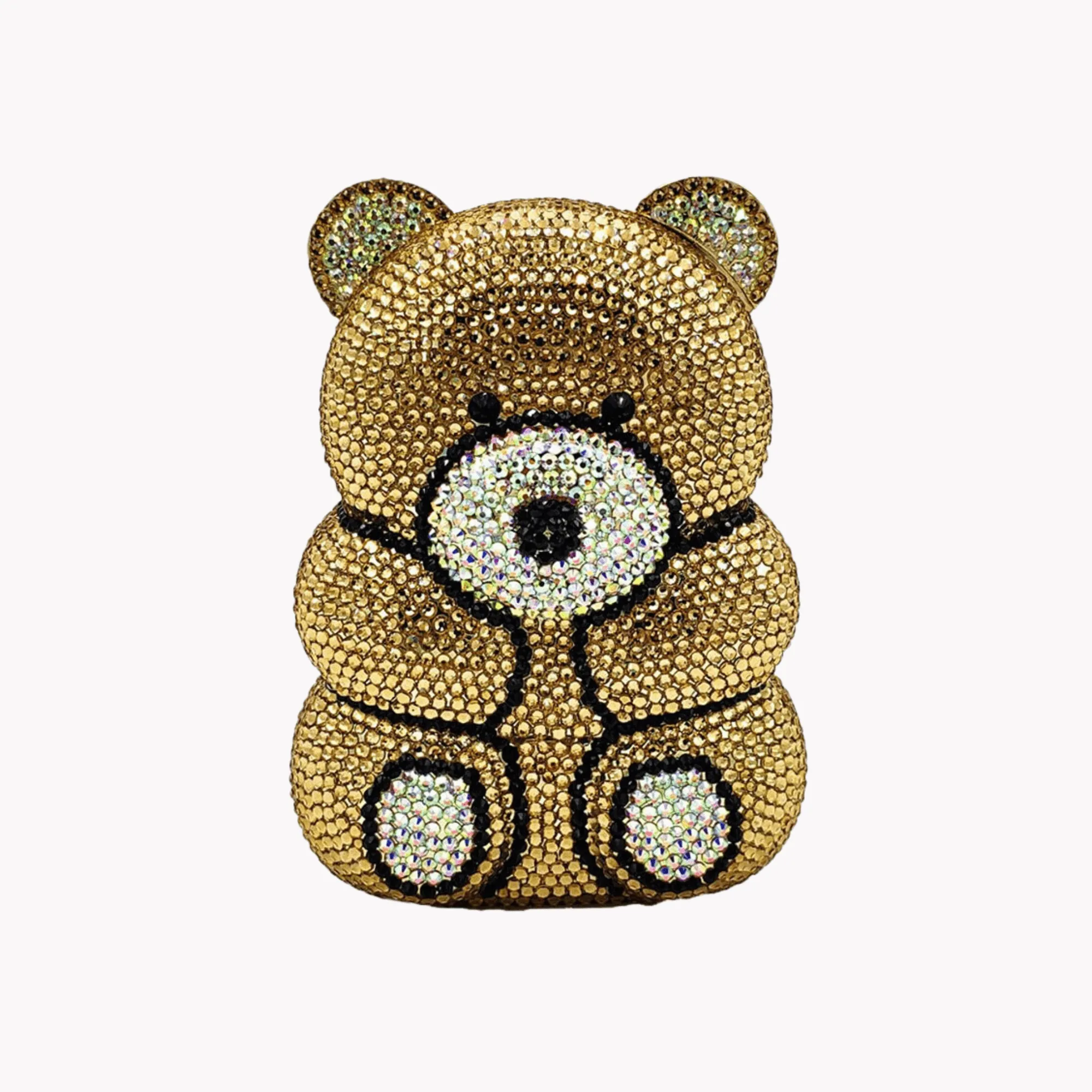 Pre Order:  Teddy Gold Crystal Handbag