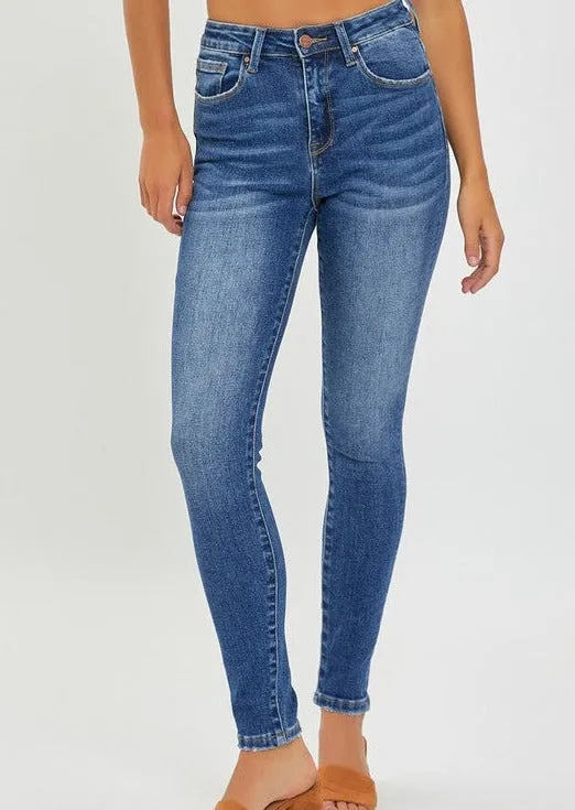 Risen High Rise Skinny Jeans