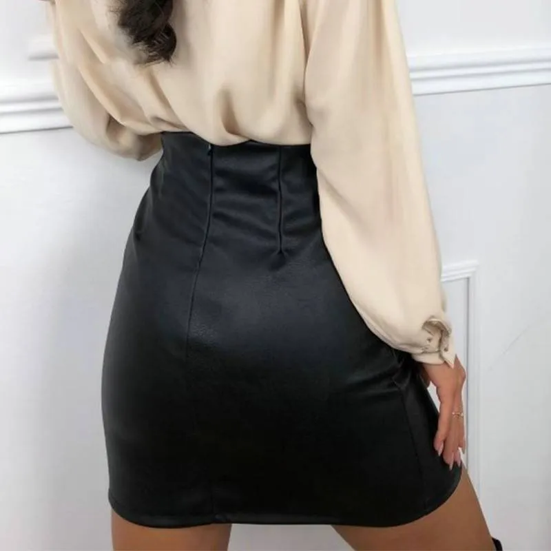 Rock n Cute Faux Leather Skirts