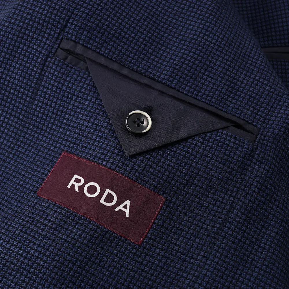 Roda Houndstooth Cotton-Linen Sport Coat