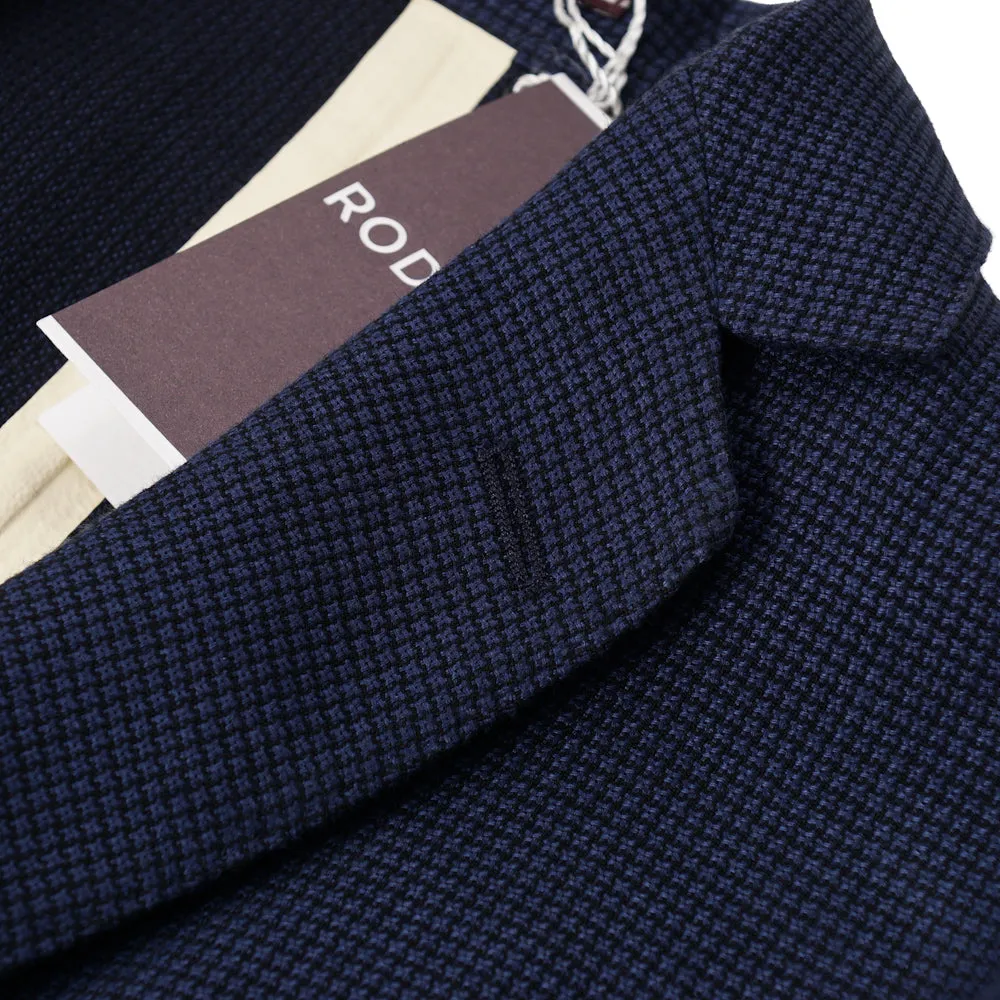 Roda Houndstooth Cotton-Linen Sport Coat