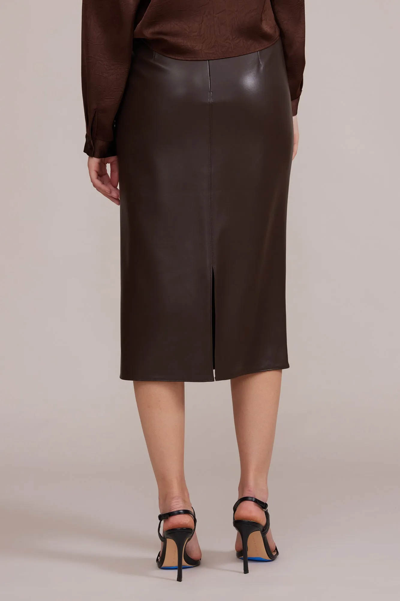 Shannon Faux Leather Skirt