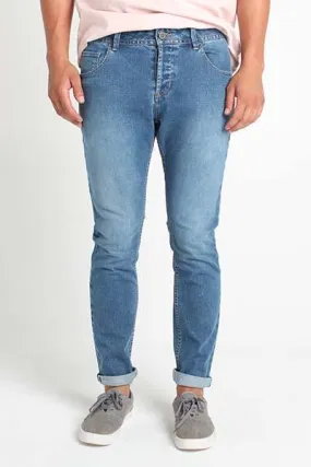 Skinny Fit 5-Pocket Jeans With Button-Fly