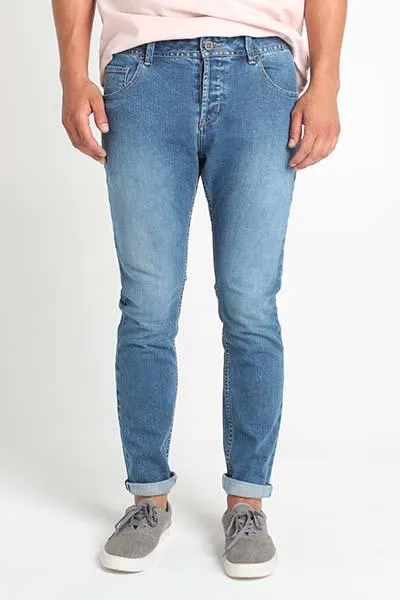 Skinny Fit 5-Pocket Jeans With Button-Fly