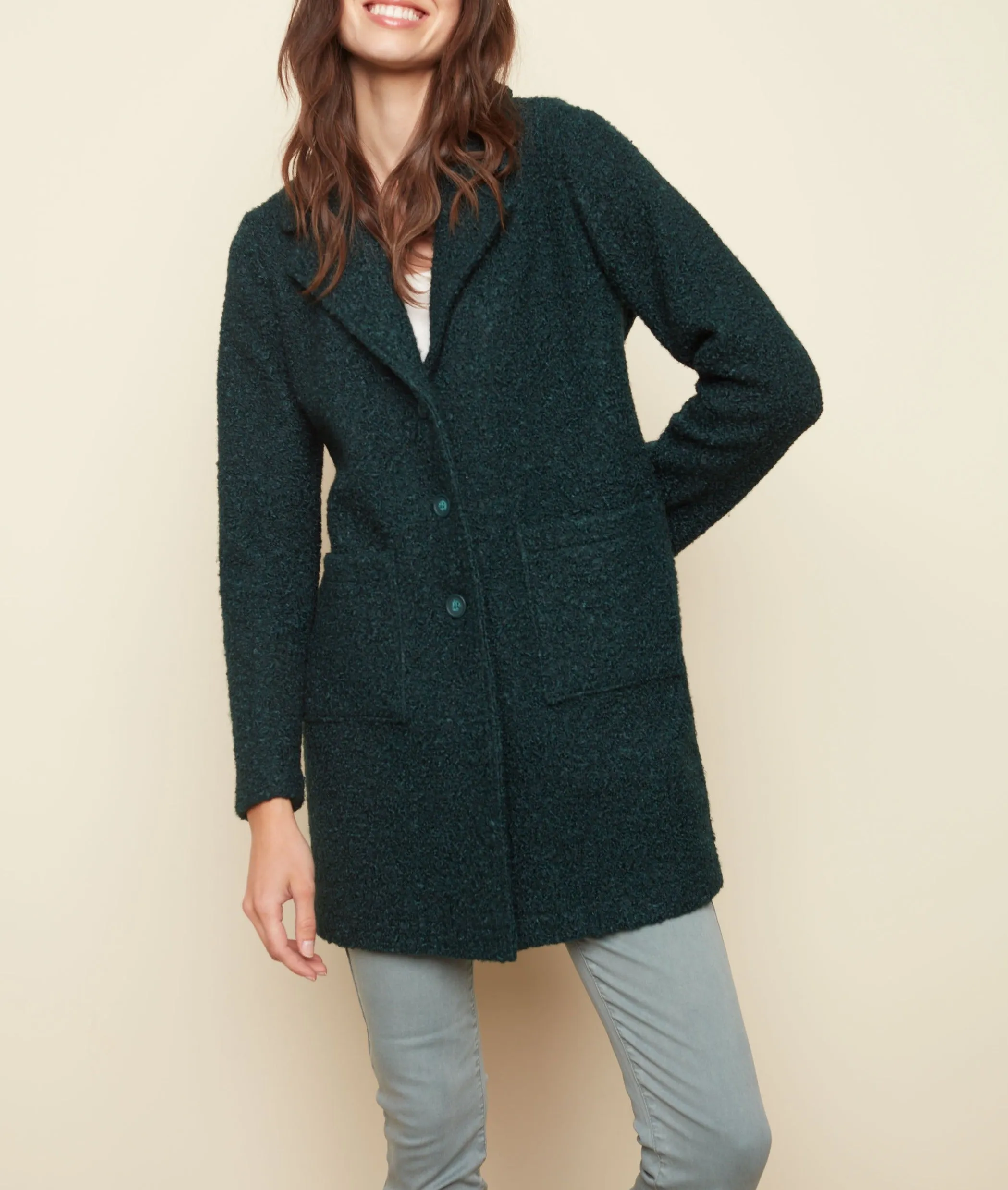 Soft Boucle Coat