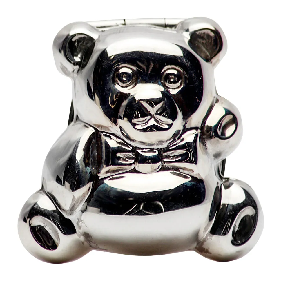 Sterling Silver Teddy Bear Shape Box