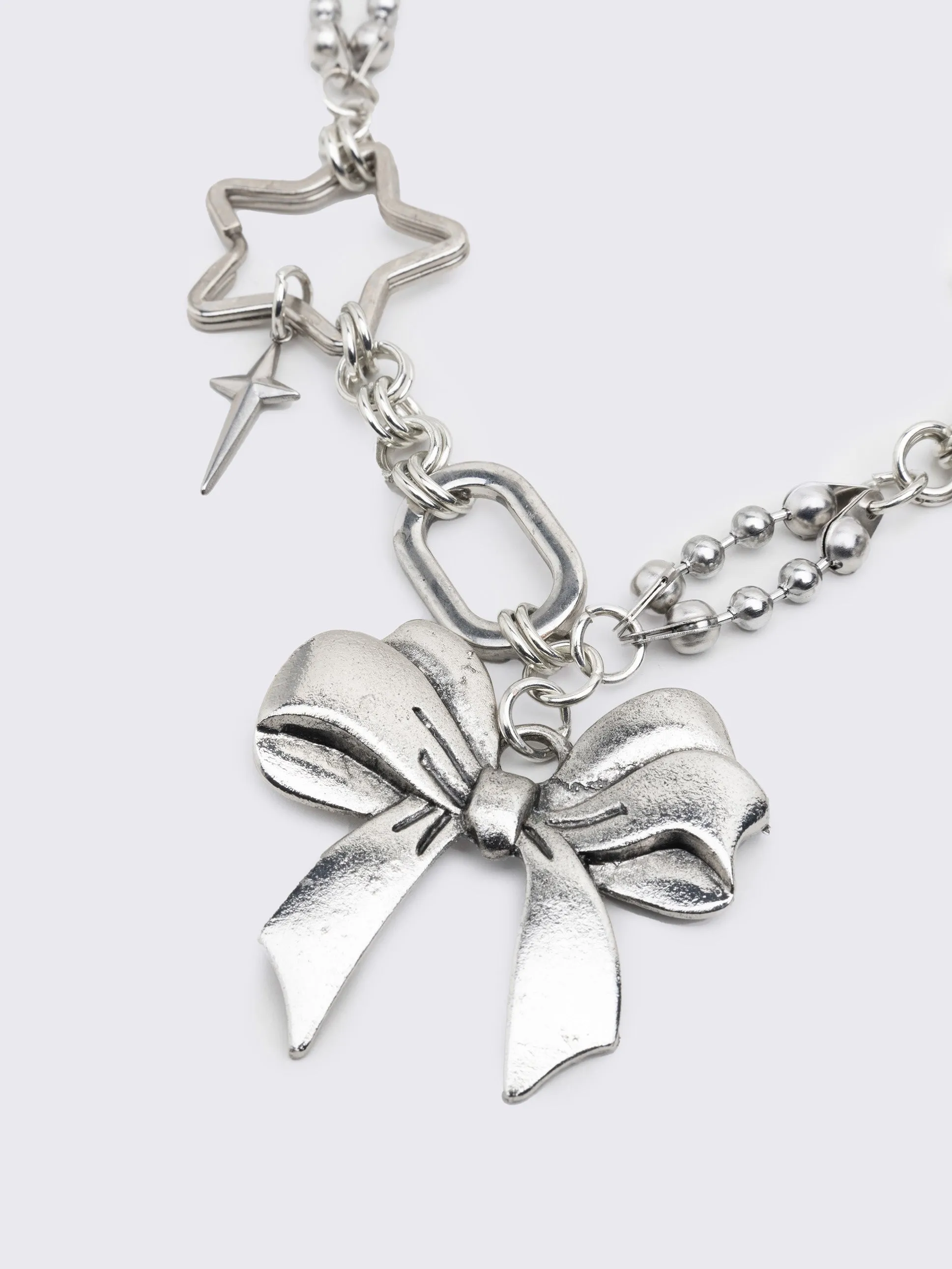 Sweet Dreams Silver Charm Necklace