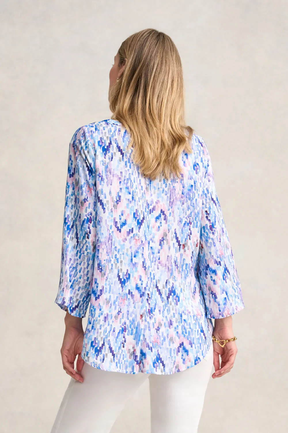 Swing Hem Tunic - Abstract Texture