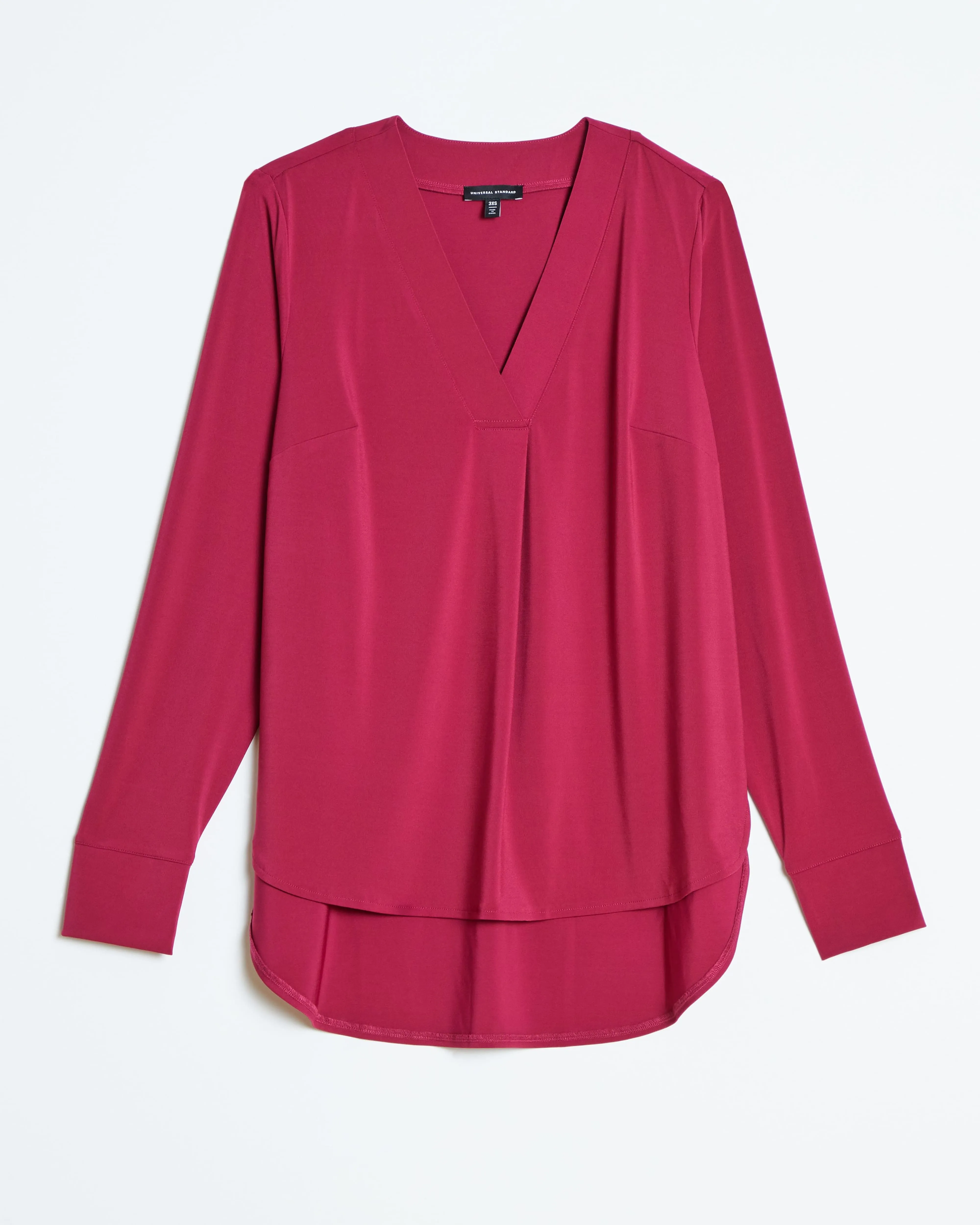 Swoop High-Low Jersey Tunic - Berry