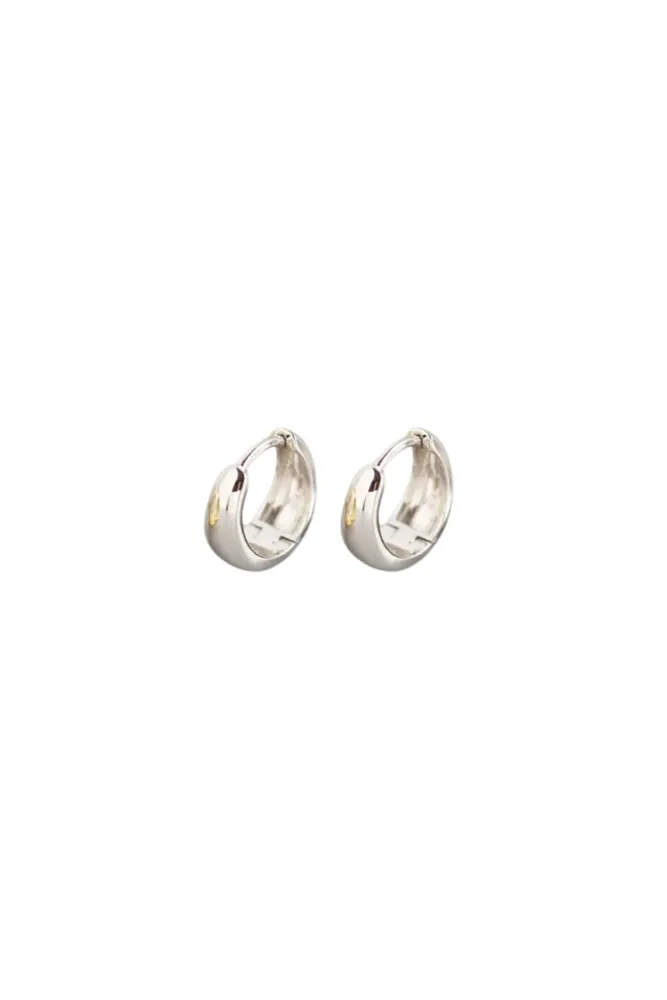 Tapered Chunky Mini Huggie Earrings By Susan Rose