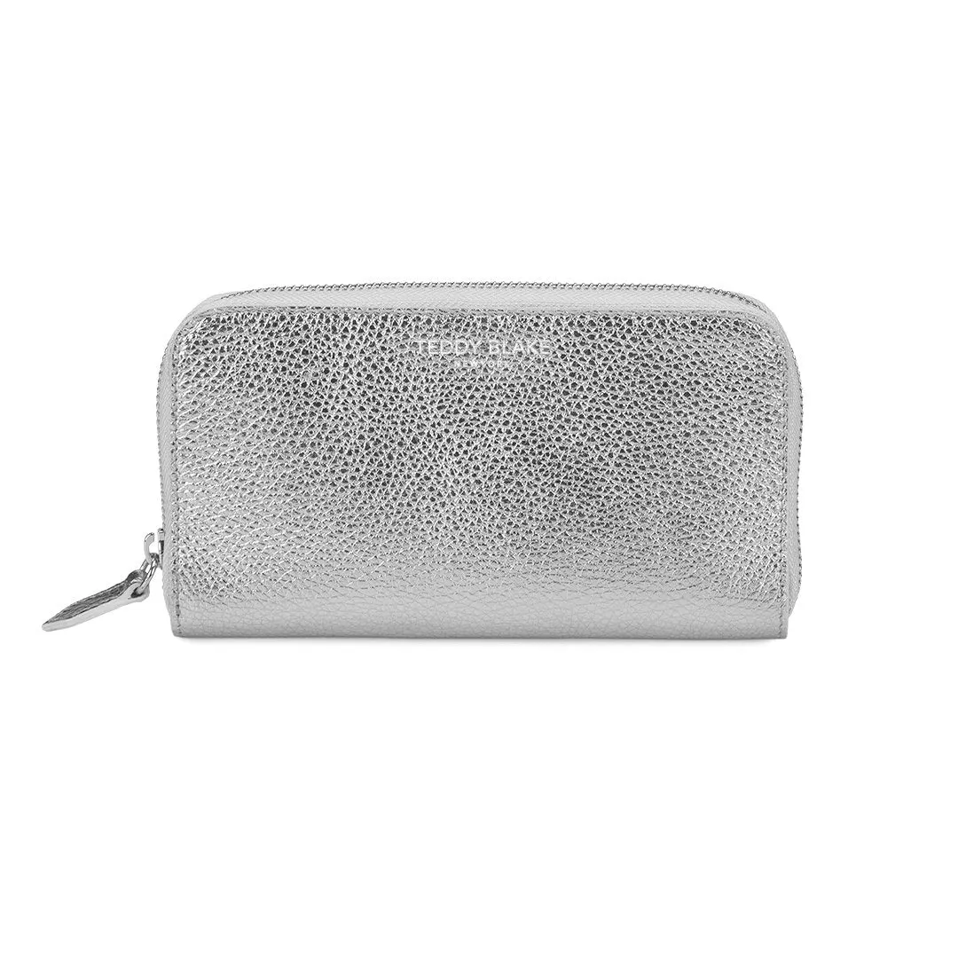 TB Zipwallet Stampato - Silver