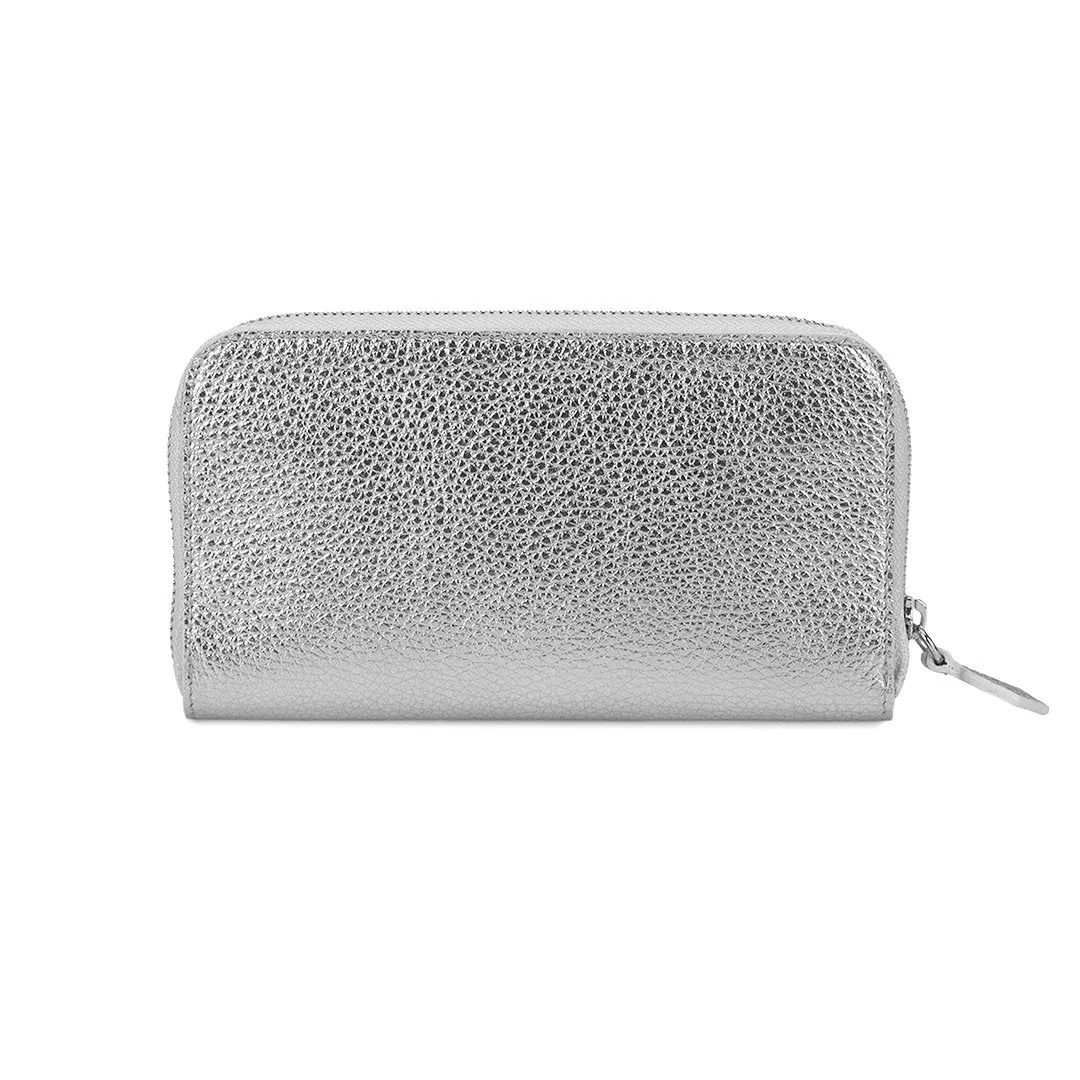 TB Zipwallet Stampato - Silver