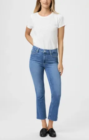 The Collette Crop Flare Raw Hem