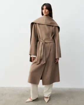 THE TAILORED COAT - TAUPE