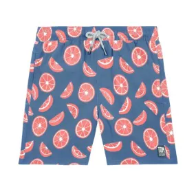 TOM & TEDDY - Boy's Shorts (Blue & Rouge Citrus)