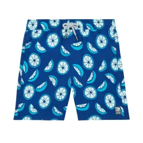 TOM & TEDDY - Boy's Shorts  (Ocean Blue Citrus)