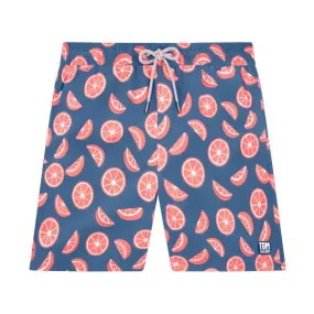 TOM & TEDDY - Men's Shorts (Blue & Rouge Citrus)