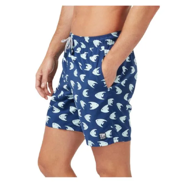 TOM & TEDDY - Men's Shorts (Deep Blue & Angel Fish)